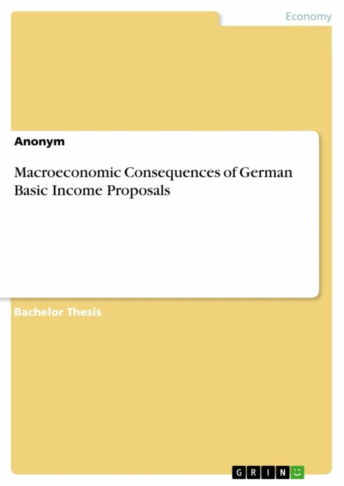 Macroeconomic Consequences of German Basic Income Proposals main product photo
