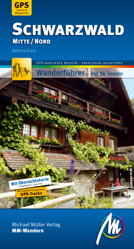 Schwarzwald Mitte/Nord MM-Wandern Wanderführer Michael Müller Verlag, m. 1 Buch main product photo