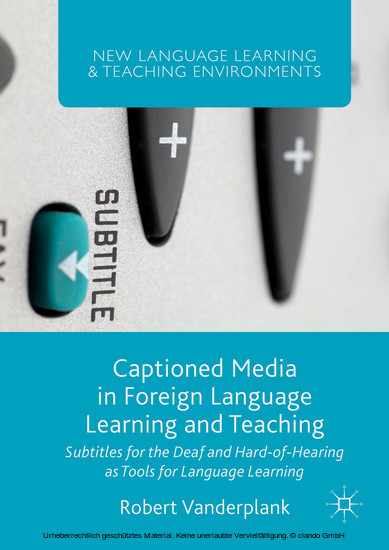 Captioned Media in Foreign Language Learning and Teaching main product photo