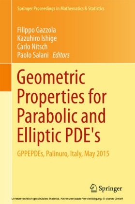 Geometric Properties for Parabolic and Elliptic PDE's