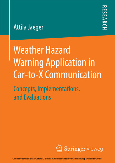 Weather Hazard Warning Application in Car-to-X Communication main product photo
