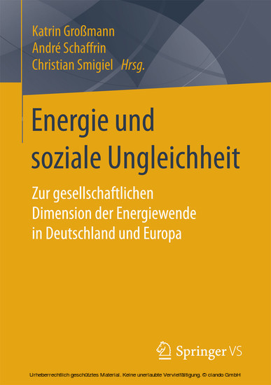 Energie und soziale Ungleichheit main product photo