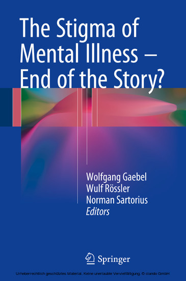 The Stigma of Mental Illness - End of the Story? main product photo