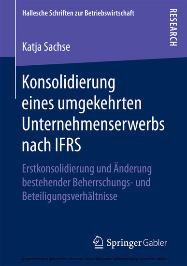 Konsolidierung eines umgekehrten Unternehmenserwerbs nach IFRS main product photo