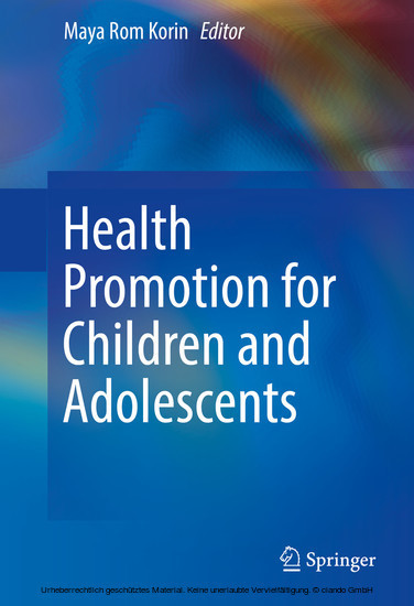 Health Promotion for Children and Adolescents main product photo