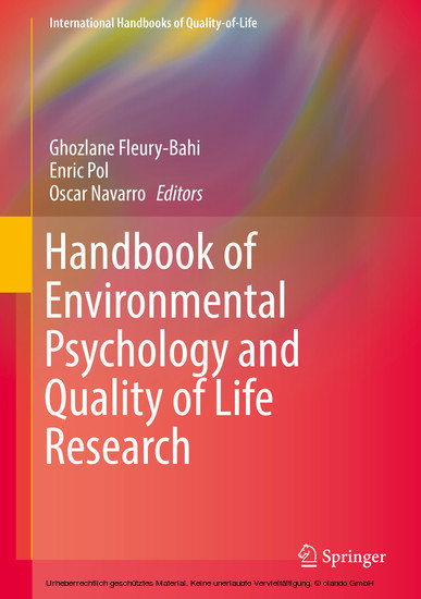 Handbook of Environmental Psychology and Quality of Life Research main product photo