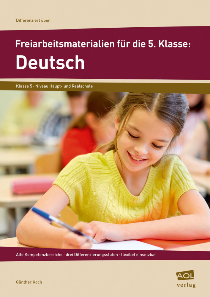 Freiarbeitsmaterialien für die 5. Klasse: Deutsch main product photo