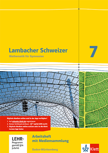 Lambacher Schweizer Mathematik 7. Ausgabe Baden-Württemberg main product photo