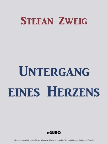 Untergang eines Herzens main product photo