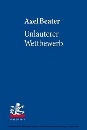 Unlauterer Wettbewerb