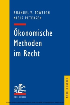 Ökonomische Methoden im Recht