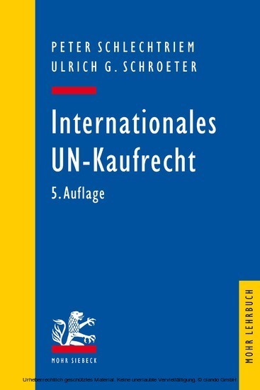 Internationales UN-Kaufrecht main product photo