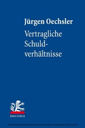 Vertragliche Schuldverhältnisse