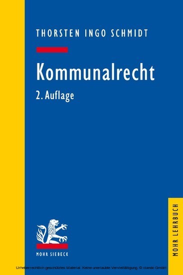 Kommunalrecht main product photo