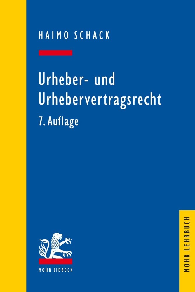 Urheber- und Urhebervertragsrecht main product photo