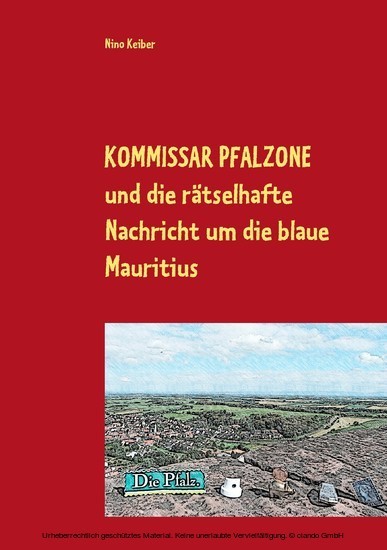 Kommissar Pfalzone und die rätselhafte Nachricht um die blaue Mauritius main product photo