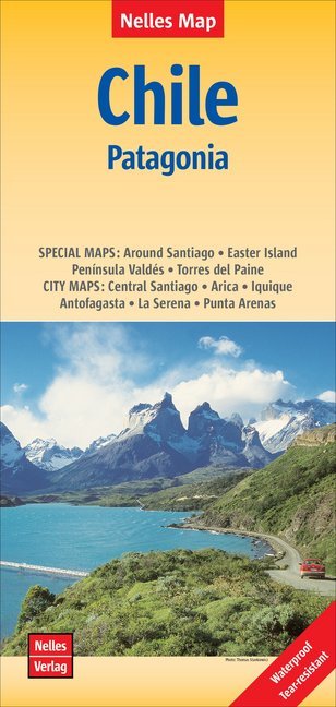 Nelles Map Landkarte Chile - Patagonia main product photo