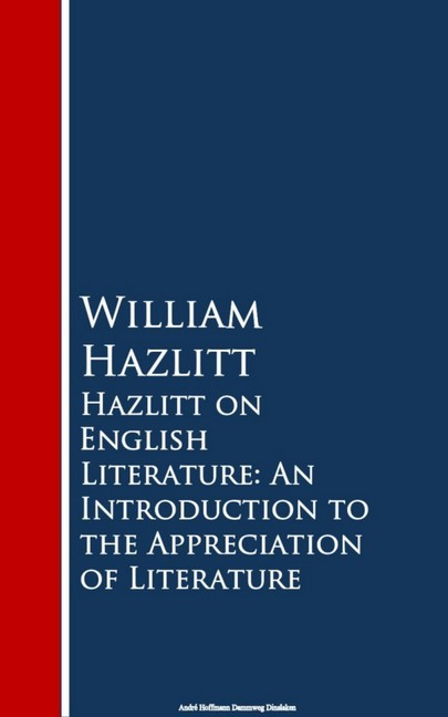 Hazlitt on English Literature main product photo
