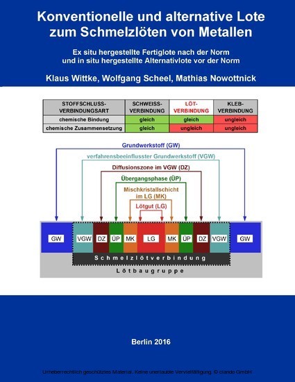Konventionelle und alternative Lote zum Schmelzlöten von Metallen main product photo