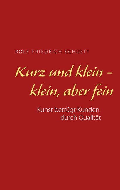 Kurz und klein - klein, aber fein main product photo