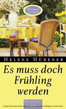 Es muss doch Frühling werden