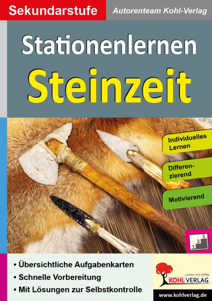 Stationenlernen Steinzeit main product photo