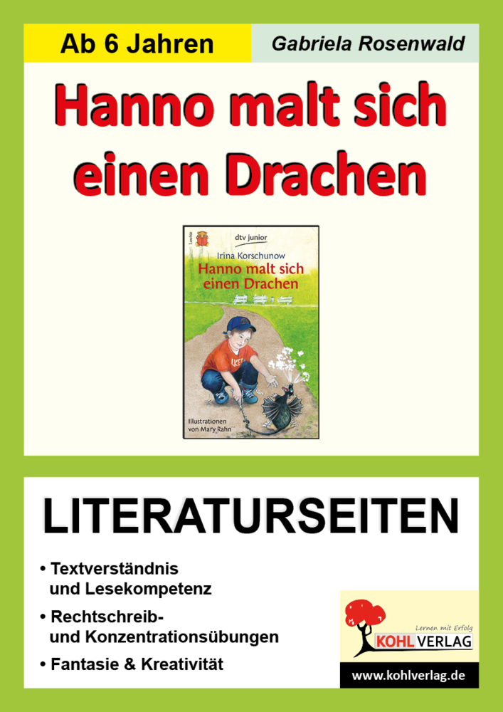 Hanno malt sich einen Drachen - Literaturseiten main product photo