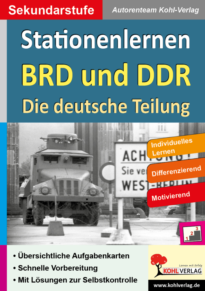Stationenlernen BRD und DDR / Die deutsche Teilung main product photo