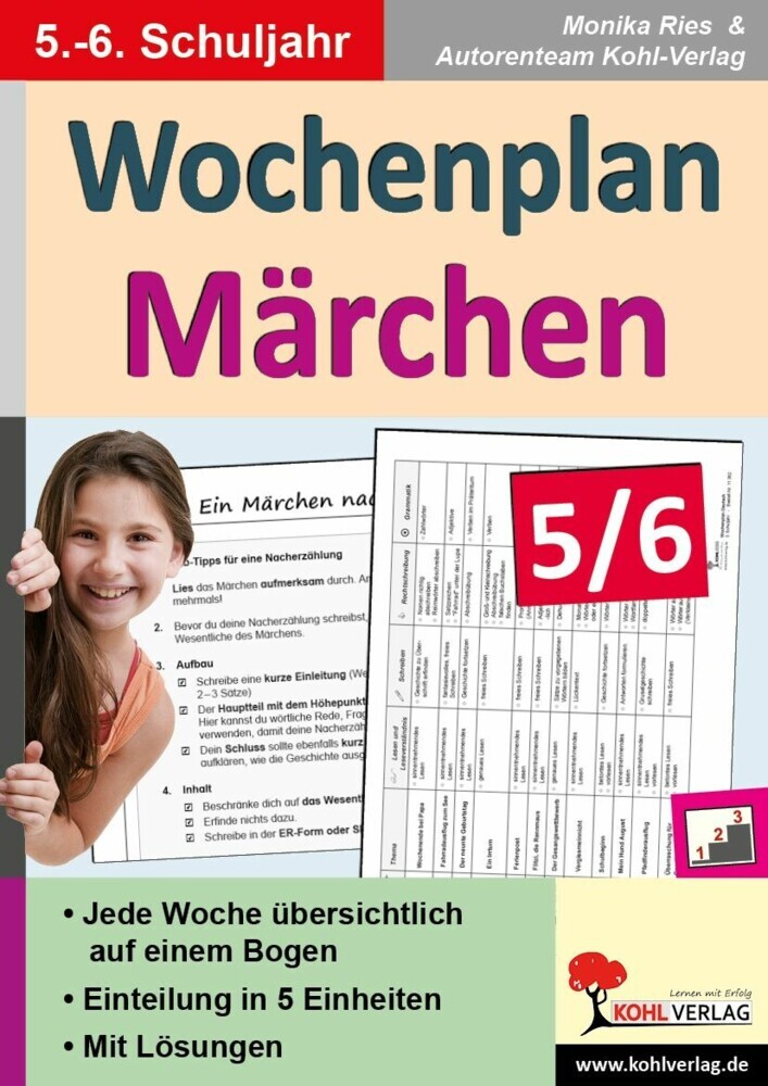 Wochenplan Märchen / Klasse 5-6 main product photo