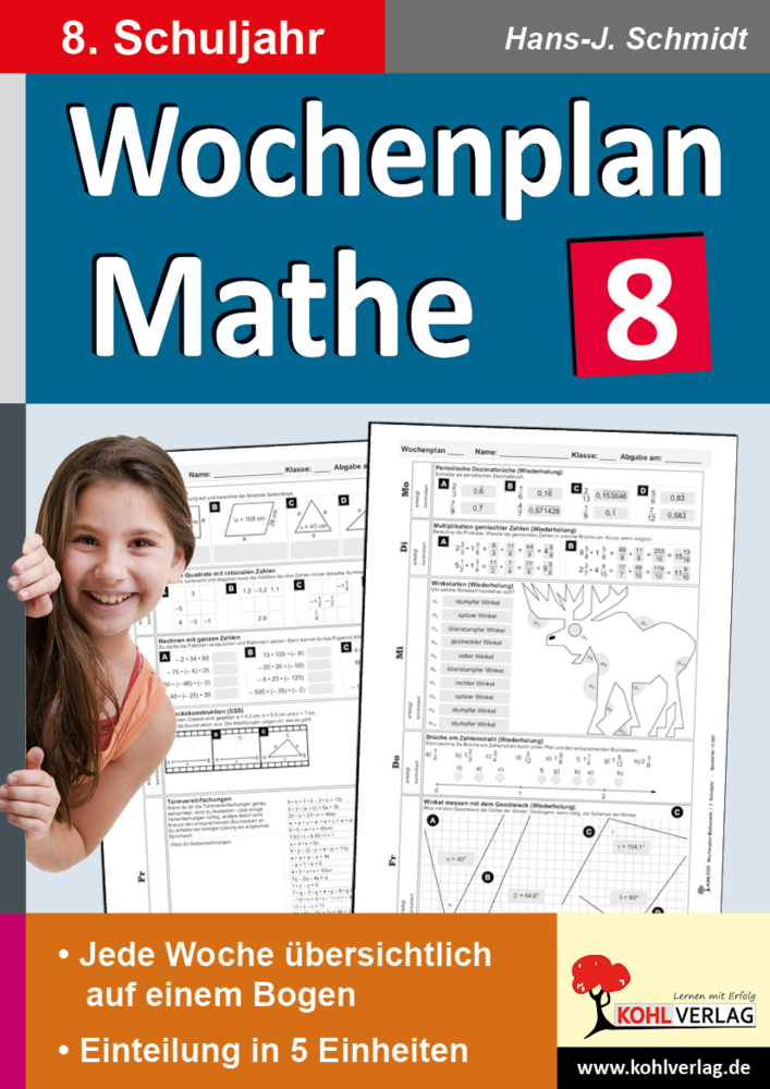 Wochenplan Mathe / Klasse 8 main product photo