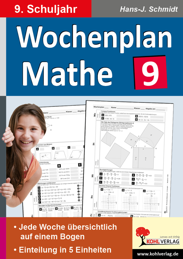 Wochenplan Mathe / Klasse 9 main product photo