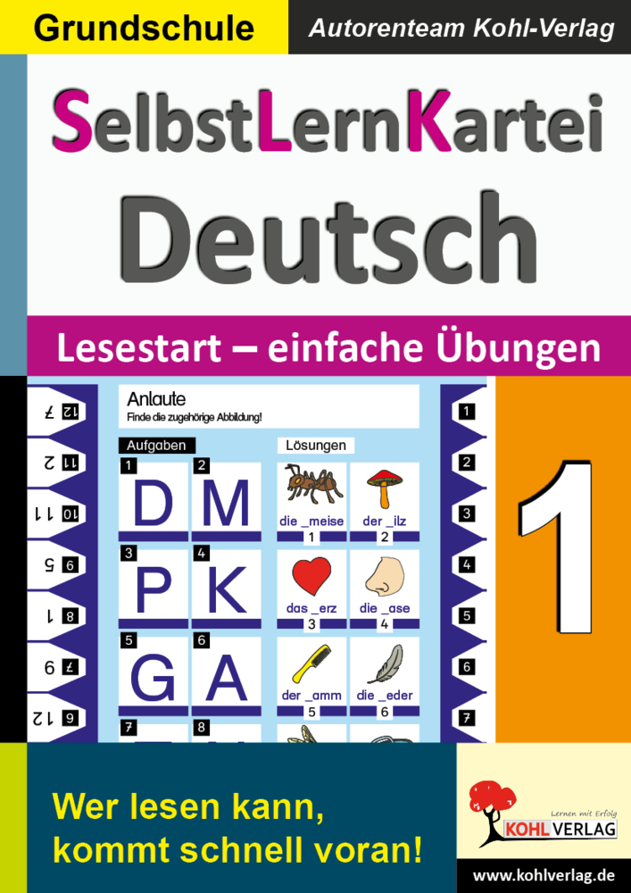 SelbstLernKartei Deutsch 1 main product photo
