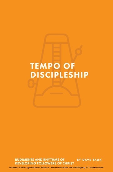 The Tempo of Discipleship main product photo