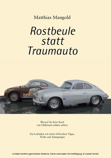 Rostbeule statt Traumauto main product photo