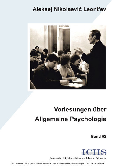 Vorlesungen über Allgemeine Psychologie main product photo