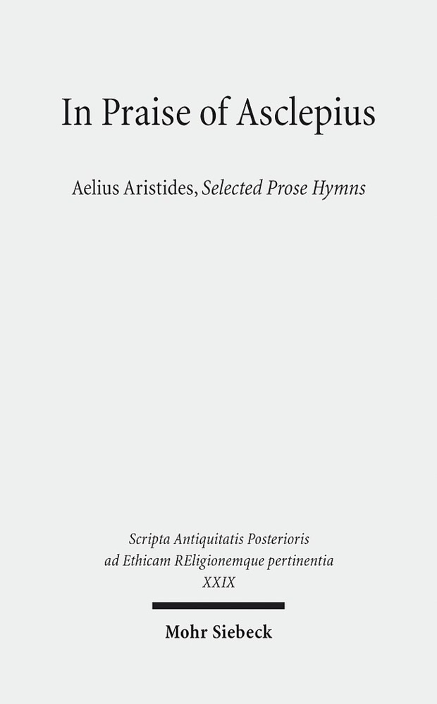 In Praise of Asclepius main product photo