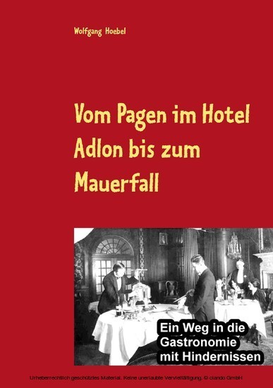 Vom Pagen im Hotel Adlon bis zum Mauerfall main product photo