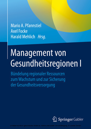 Management von Gesundheitsregionen I main product photo