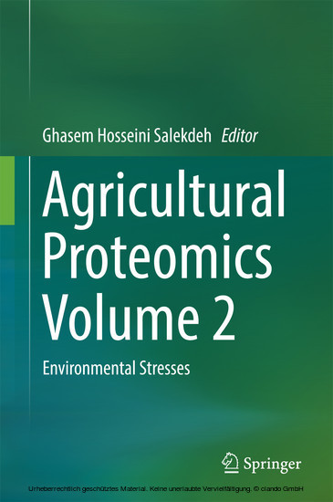 Agricultural Proteomics Volume 2 main product photo