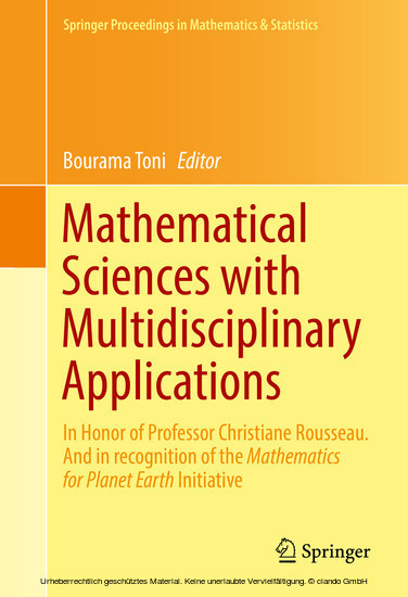 Mathematical Sciences with Multidisciplinary Applications main product photo