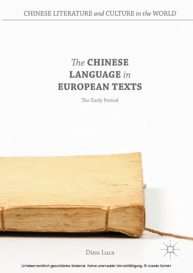 The Chinese Language in European Texts main product photo