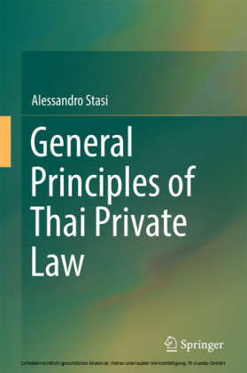 General Principles of Thai Private Law