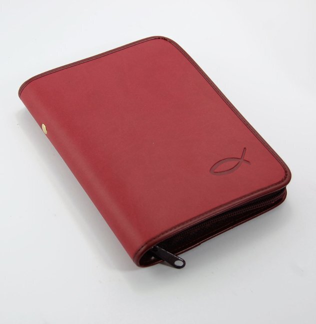 Gotteslobhülle - Kunstleder rot, Reißverschluss main product photo