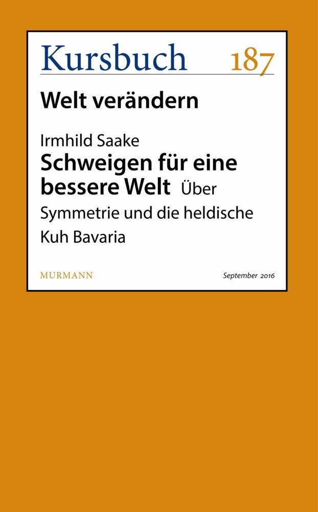 Schweigen für eine bessere Welt main product photo