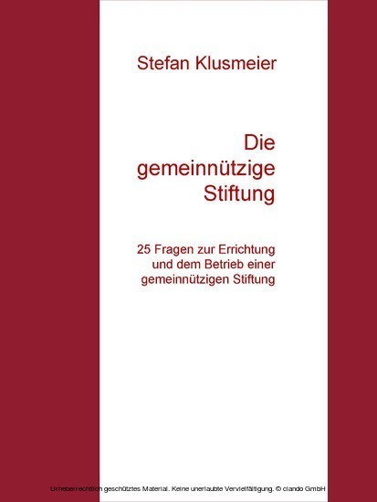 Die gemeinnützige Stiftung main product photo