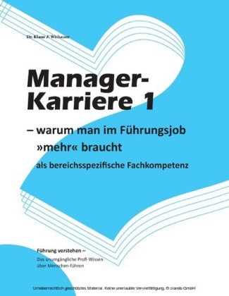Manager-Karriere 1