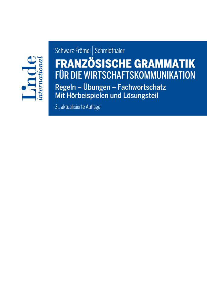Französische Grammatik für die Wirtschaftskommunikation main product photo