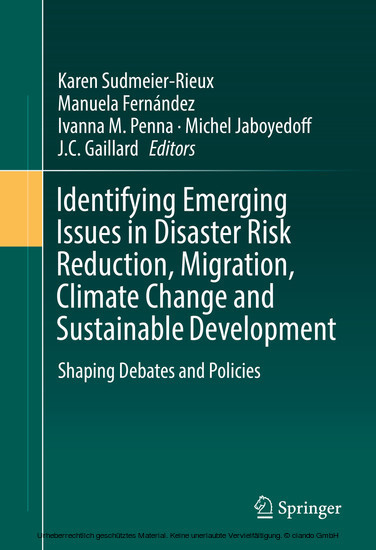 Identifying Emerging Issues in Disaster Risk Reduction, Migration, Climate Change and Sustainable Development main product photo