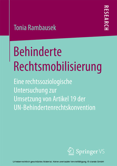 Behinderte Rechtsmobilisierung main product photo