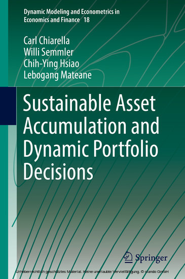 Sustainable Asset Accumulation and Dynamic Portfolio Decisions main product photo